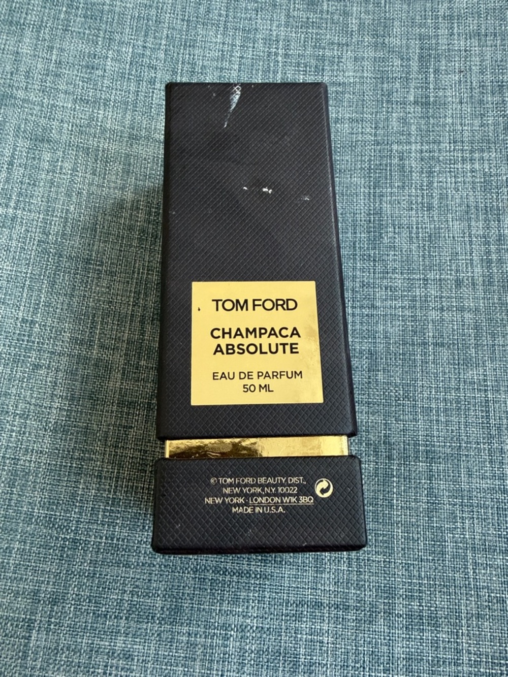 Tom Ford Black & Gold Champaca Absolute Perfume Box